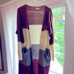 Knee length sweater!